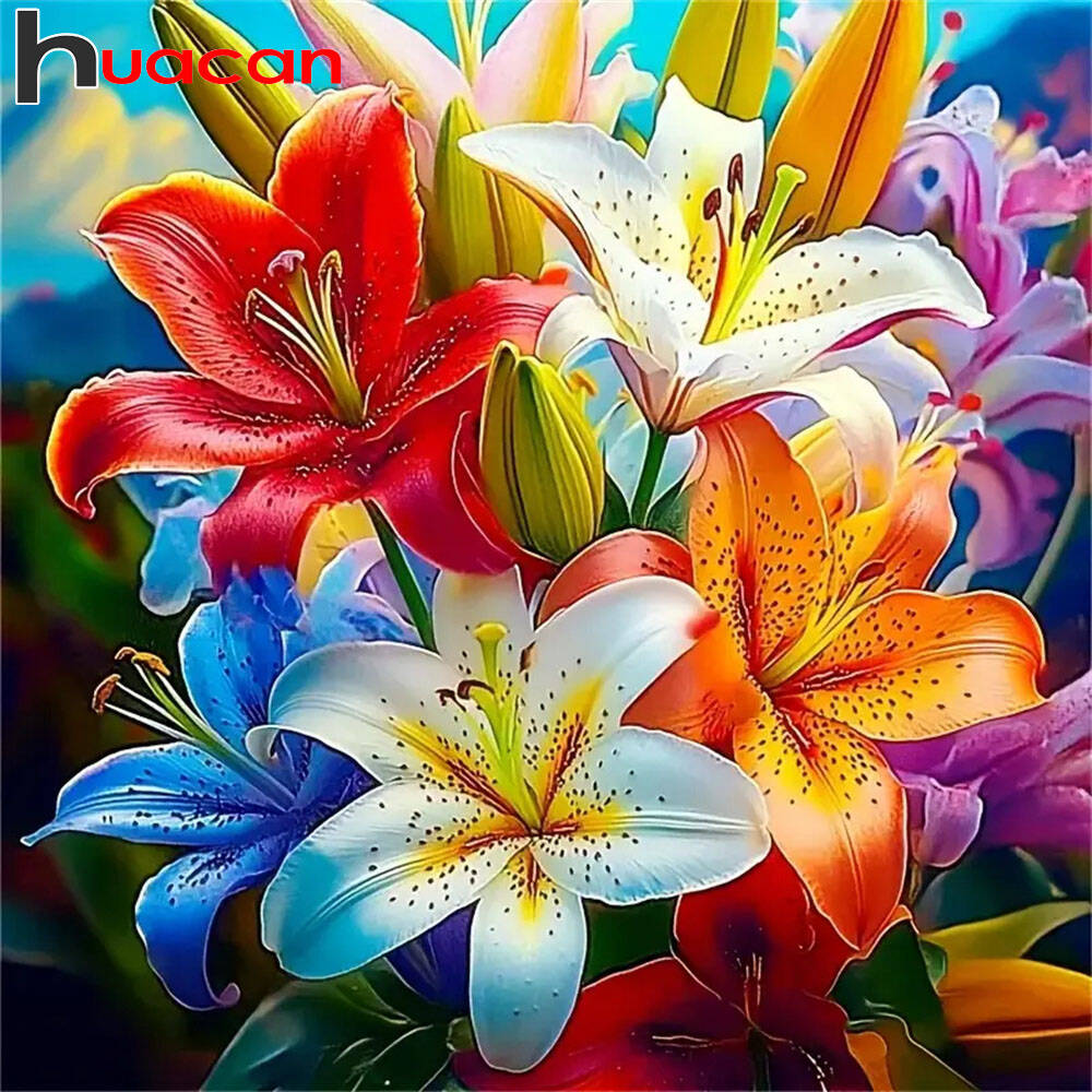 Huacan Modern Art Flower Diamo - Resin Art Wallpaper recension och pris
