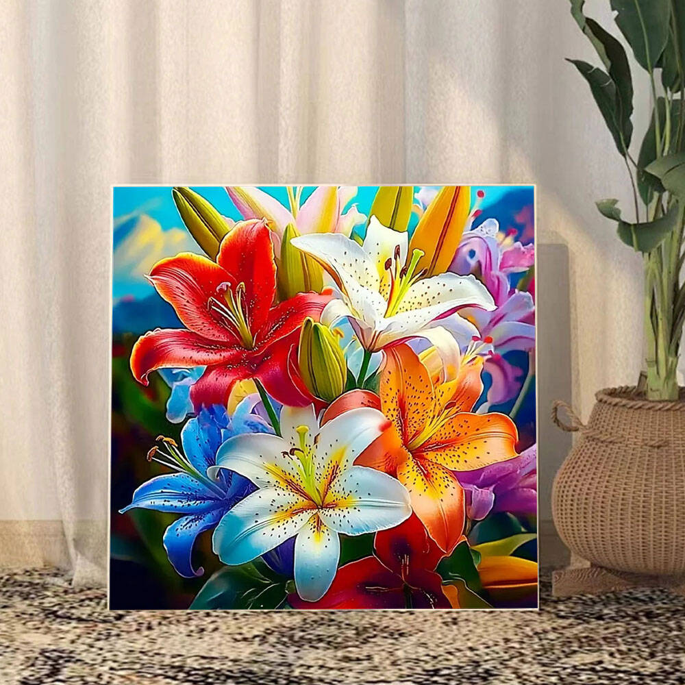 Huacan Modern Art Flower Diamo - Resin Art Wallpaper recension och pris