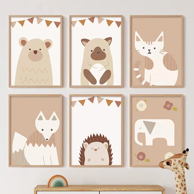 Apricot Cartoon Animals Fox El - Resin Art Alphabet recension och pris