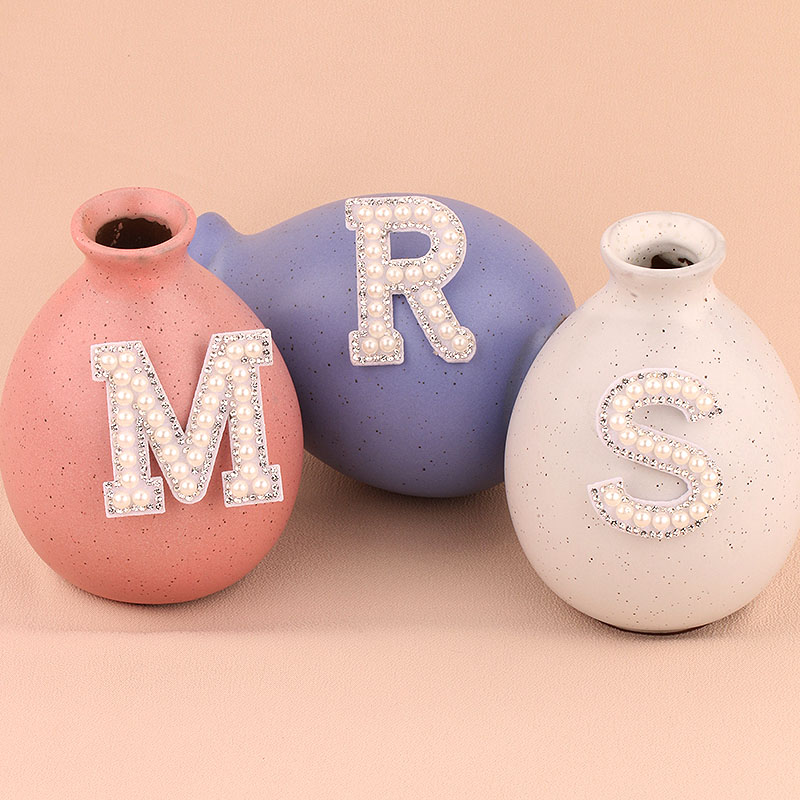 1 Set MRS Faux Pearl Rhineston - Resin Art Alphabet recension och pris
