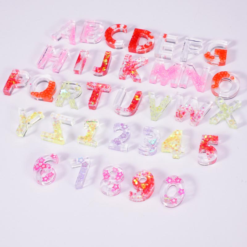 Home DIY Decor 1PC Crystal Epo - Resin Art Alphabet recension och pris